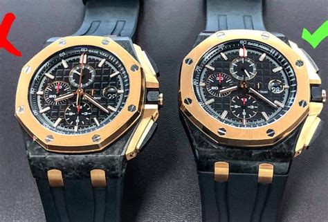 spot fake audemars piguet royal oak watch